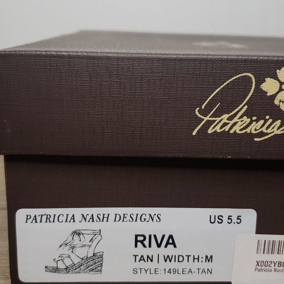Patricia Nash Riva Wedge Sandals Women's Shoes 5.5M - Picture 9 of 10